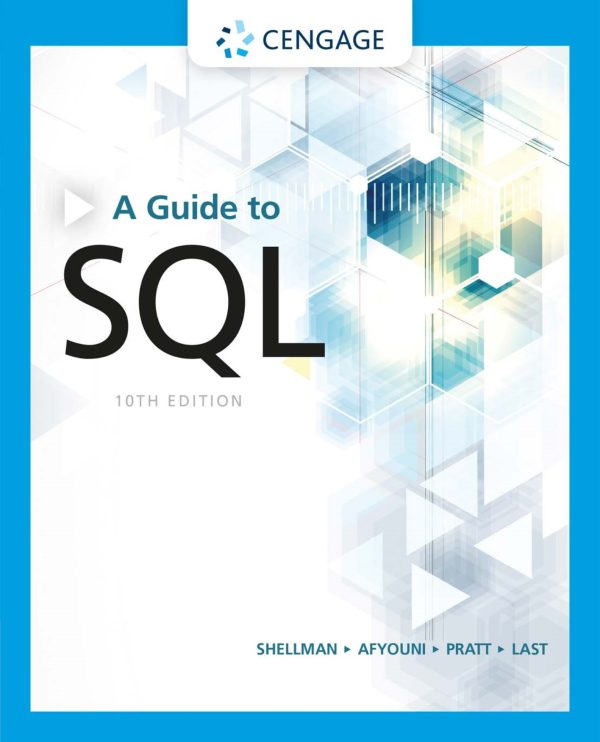 A Guide to SQL 10th Edition