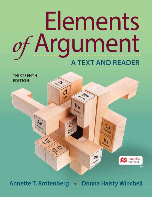 Elements of Argument 13th Edition