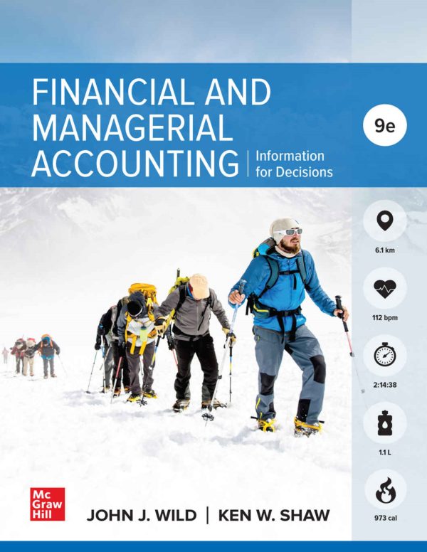 Financial and Managerial Accounting 9th Edition