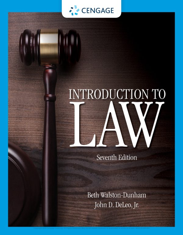 Introduction To Law 7th Edition