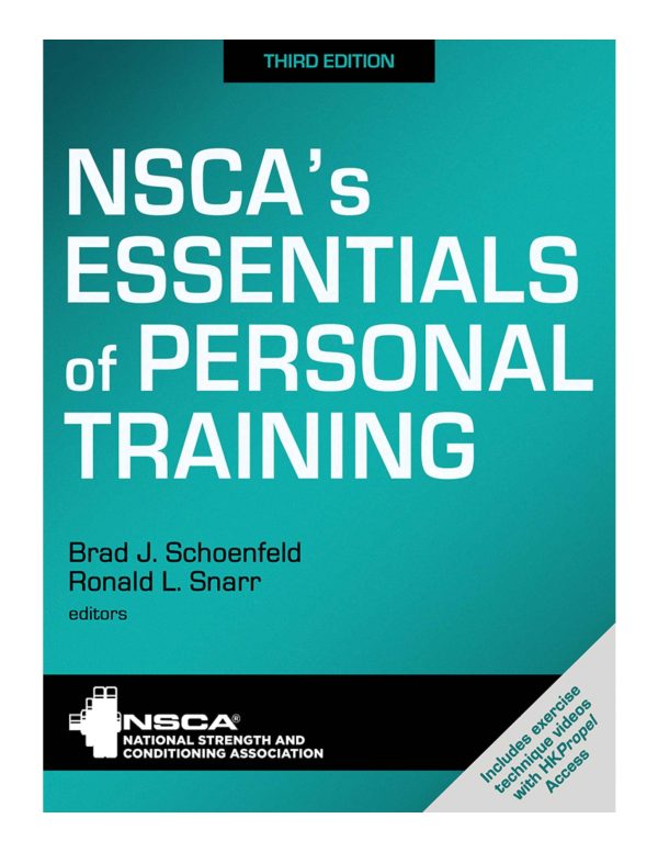 NSCA'S Essentials of Personal Training 3rd Edition