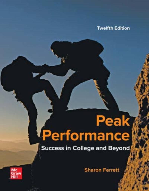 Peak Performance Success in College and Beyond 12th Edition