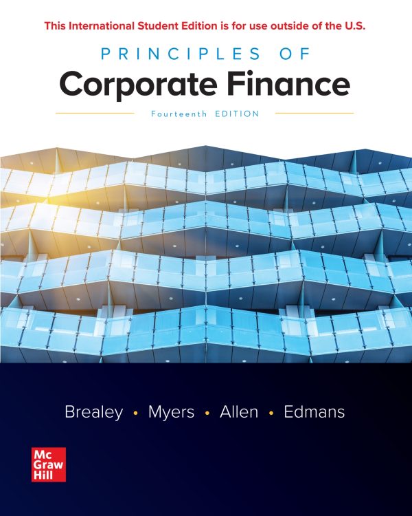 Principles of Corporate Finance 14th Edition