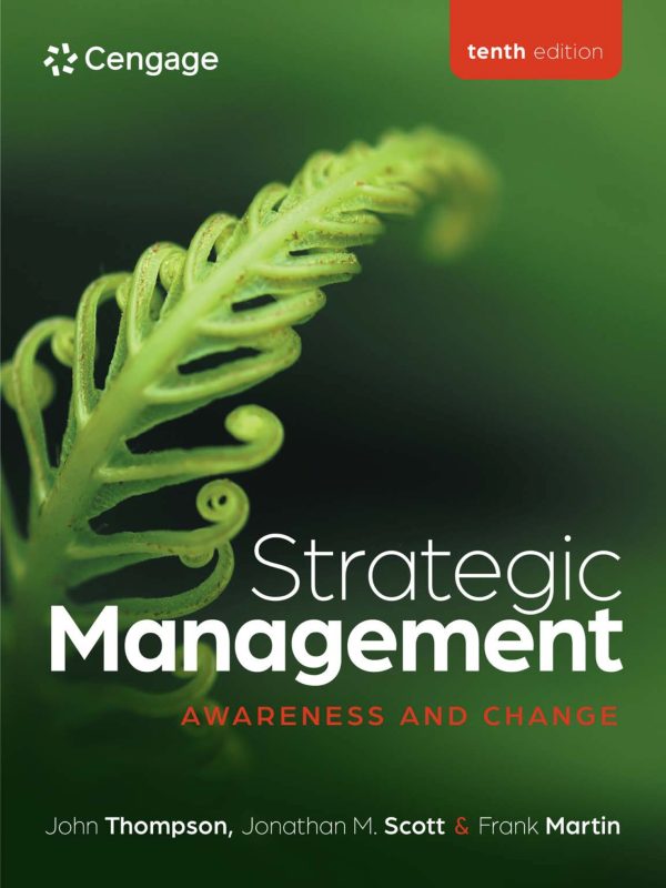 Strategic Management Awareness and Change 10th Edition