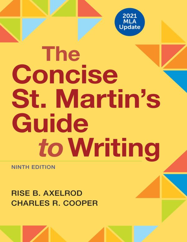 The Concise St. Martin’s Guide to Writing 9th Edition