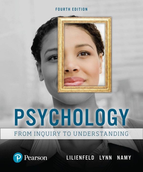 Psychology From Inquiry to Understanding 4th Edition